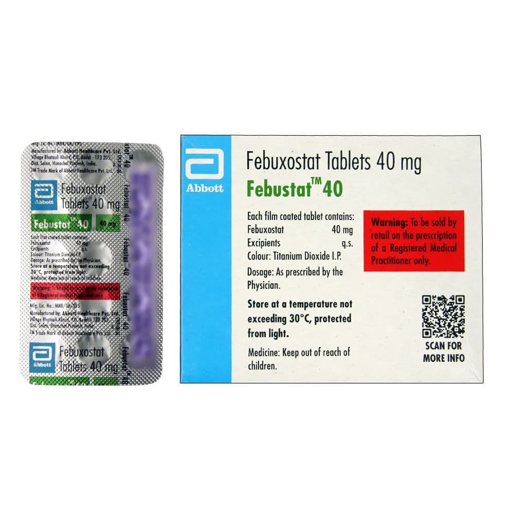 Febustat 40 mg Tablet (15 Tab)