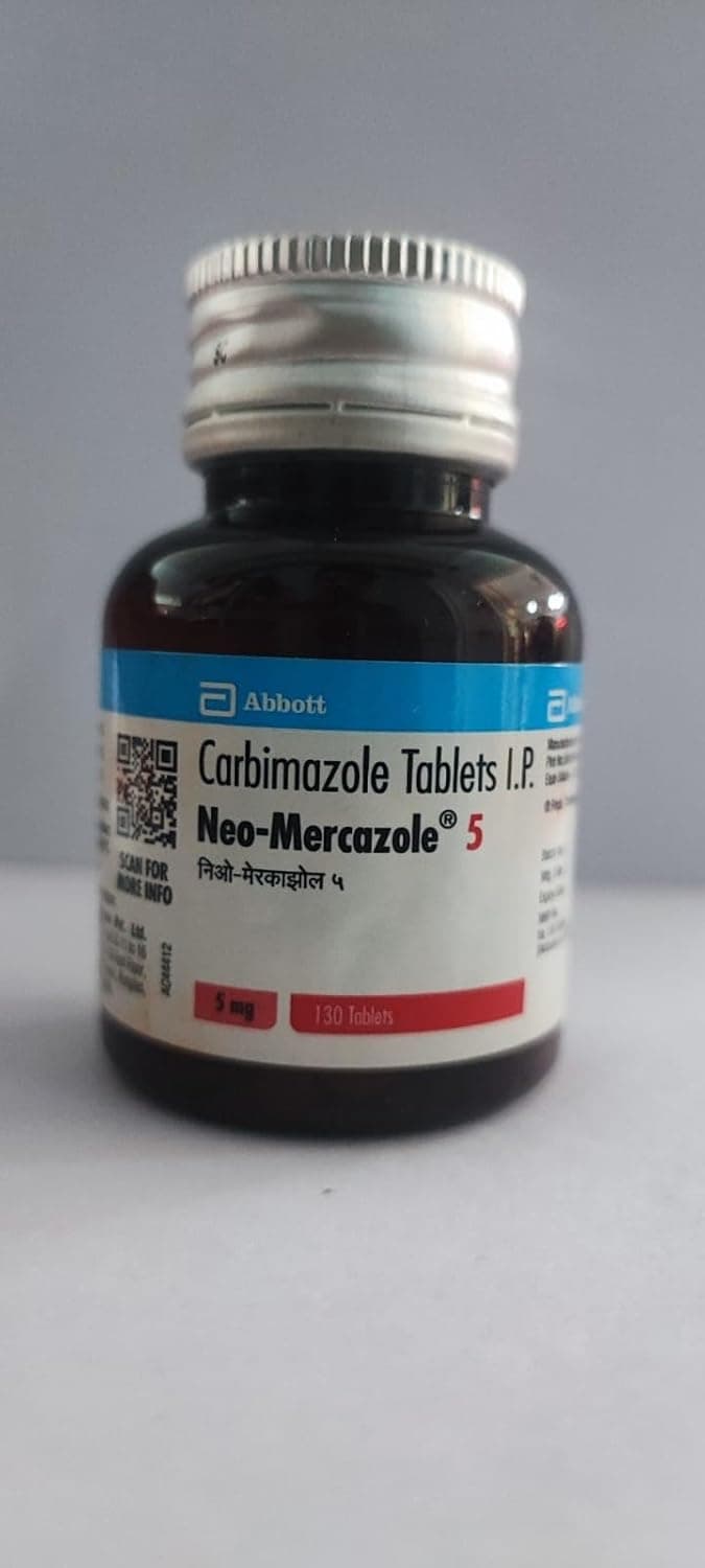 Neo Mercazole 5 mg Tablet (130 Tab)